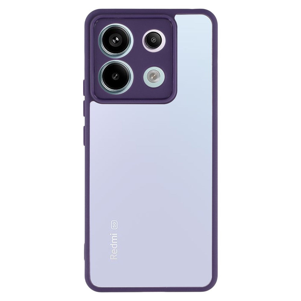 For Xiaomi Redmi Note 13 Pro 5G / Poco X6 5G Phone Case TPU + Acrylic Clear Back Cover