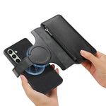 CASENEO For Samsung Galaxy S24 Case  MW-02 Detachable Magnetic Leather Flip Phone Cover