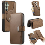 CASENEO For Samsung Galaxy S24 Case  MW-02 Detachable Magnetic Leather Flip Phone Cover
