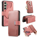 CASENEO For Samsung Galaxy S24 Case  MW-02 Detachable Magnetic Leather Flip Phone Cover