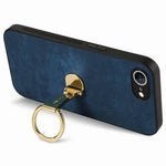 CASENEO D22 For iPhone 17th / 16th Case Folding Kickstand Retro Leather Back Phone Cover