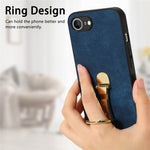 CASENEO D22 For iPhone 17th / 16th Case Folding Kickstand Retro Leather Back Phone Cover