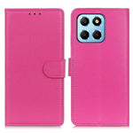 Litchi Texture Phone Cover for Honor X8 5G, Anti-scratch PU Leather Folio Flip Wallet Stand Protective Case