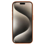 Til iPhone 15 Pro Magnetisk Cover Litchi Tekstur TPU Telefoncover Kompatibelt med MagSafe