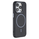 Til iPhone 15 Pro Magnetisk Cover Litchi Tekstur TPU Telefoncover Kompatibelt med MagSafe