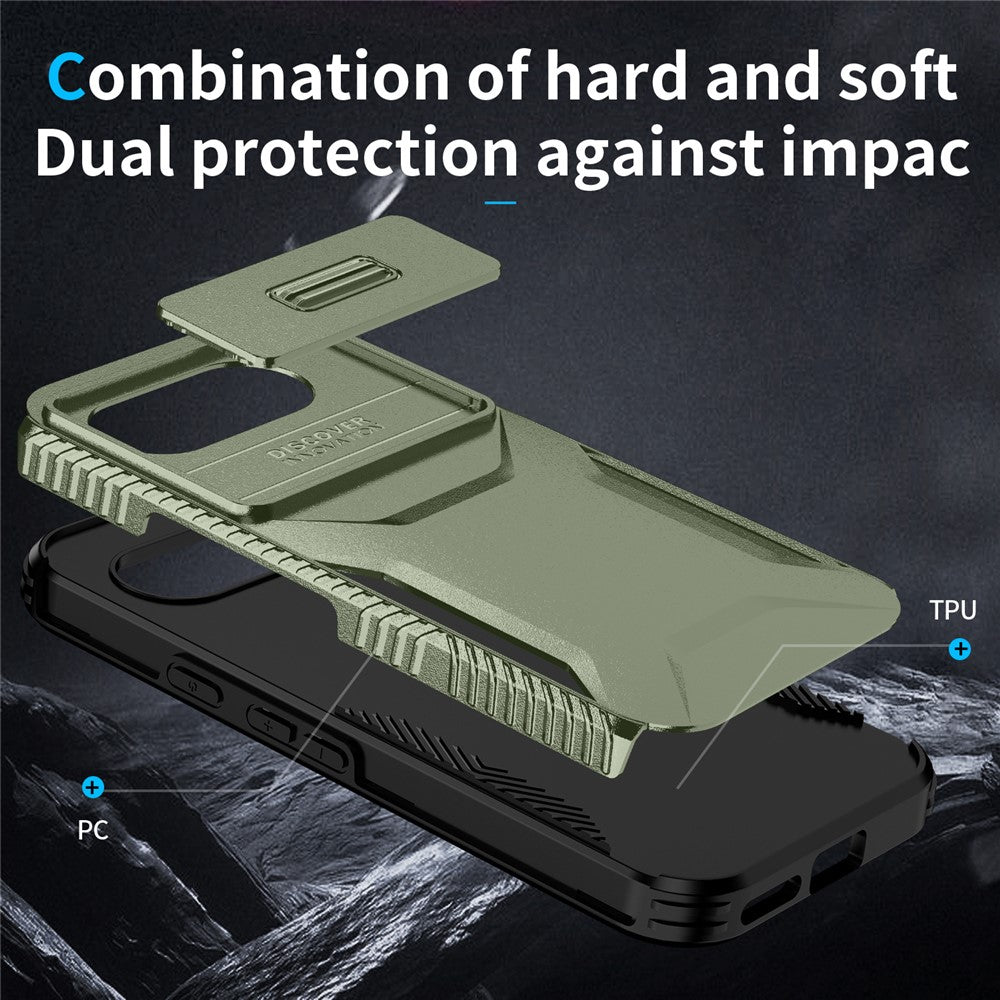 Til Google Pixel 9a Cover Camshield TPU + PC Telefoncover Skridsikker Sidekant