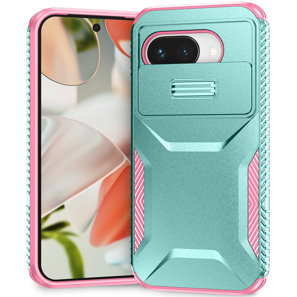Til Google Pixel 9a Cover Camshield TPU + PC Telefoncover Skridsikker Sidekant