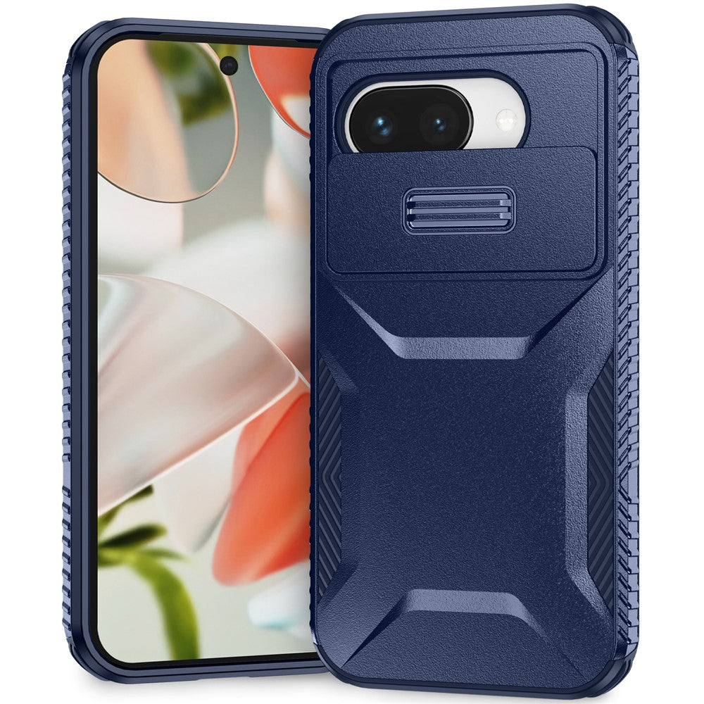 Til Google Pixel 9a Cover Camshield TPU + PC Telefoncover Skridsikker Sidekant