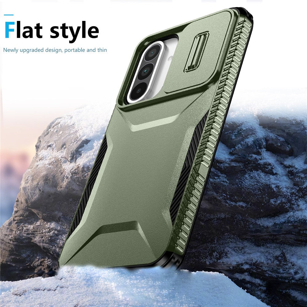 For Samsung Galaxy A37 5G / A56 5G / A36 5G Case Camshield TPU+PC Phone Cover Non-Slip Side Edge