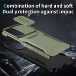 For Samsung Galaxy A37 5G / A56 5G / A36 5G Case Camshield TPU+PC Phone Cover Non-Slip Side Edge