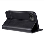 AZNS For iPhone 17th / 16th Case Cowhide Texture PU Leather Wallet Phone Cover
