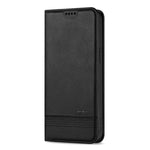 AZNS For iPhone 17th / 16th Case Cowhide Texture PU Leather Wallet Phone Cover