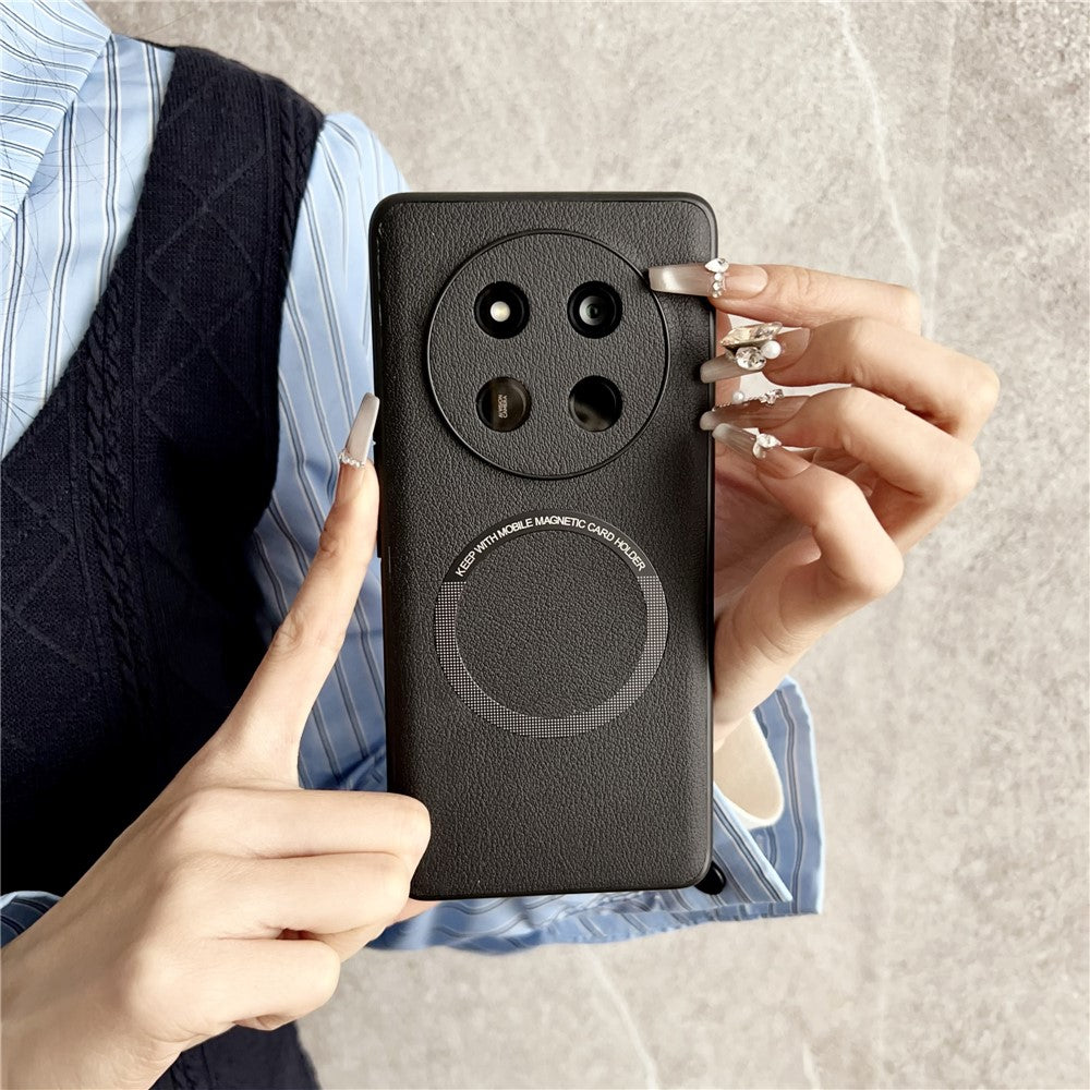 For Honor Magic7 Lite 5G / X9c 5G / X60 Pro 5G Magnetic Case Anti-Drop PU Leather+TPU Cover