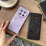 For Honor Magic7 Lite 5G / X9c 5G / X60 Pro 5G Magnetic Case Litchi Texture PU Leather + TPU Phone Back Cover
