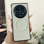 For Oppo Find N5 5G Magnetic Case PU + TPU Phone Back Cover