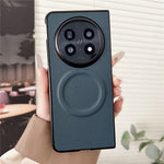For Oppo Find N5 5G Magnetic Case PU + TPU Phone Back Cover
