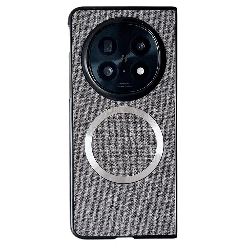 For Oppo Find N5 5G Magnetic Case Drop-Proof TPU + Cloth Back Phone Cover