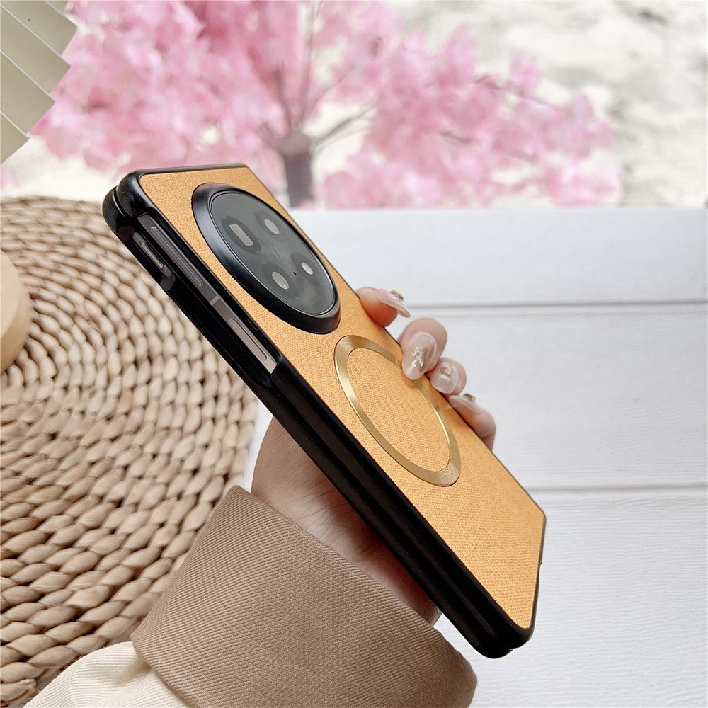 For Oppo Find N5 5G Magnetic Case Drop-Proof TPU + Cloth Back Phone Cover