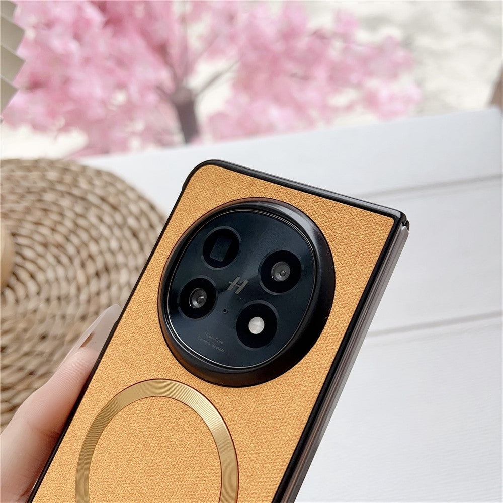 For Oppo Find N5 5G Magnetic Case Drop-Proof TPU + Cloth Back Phone Cover