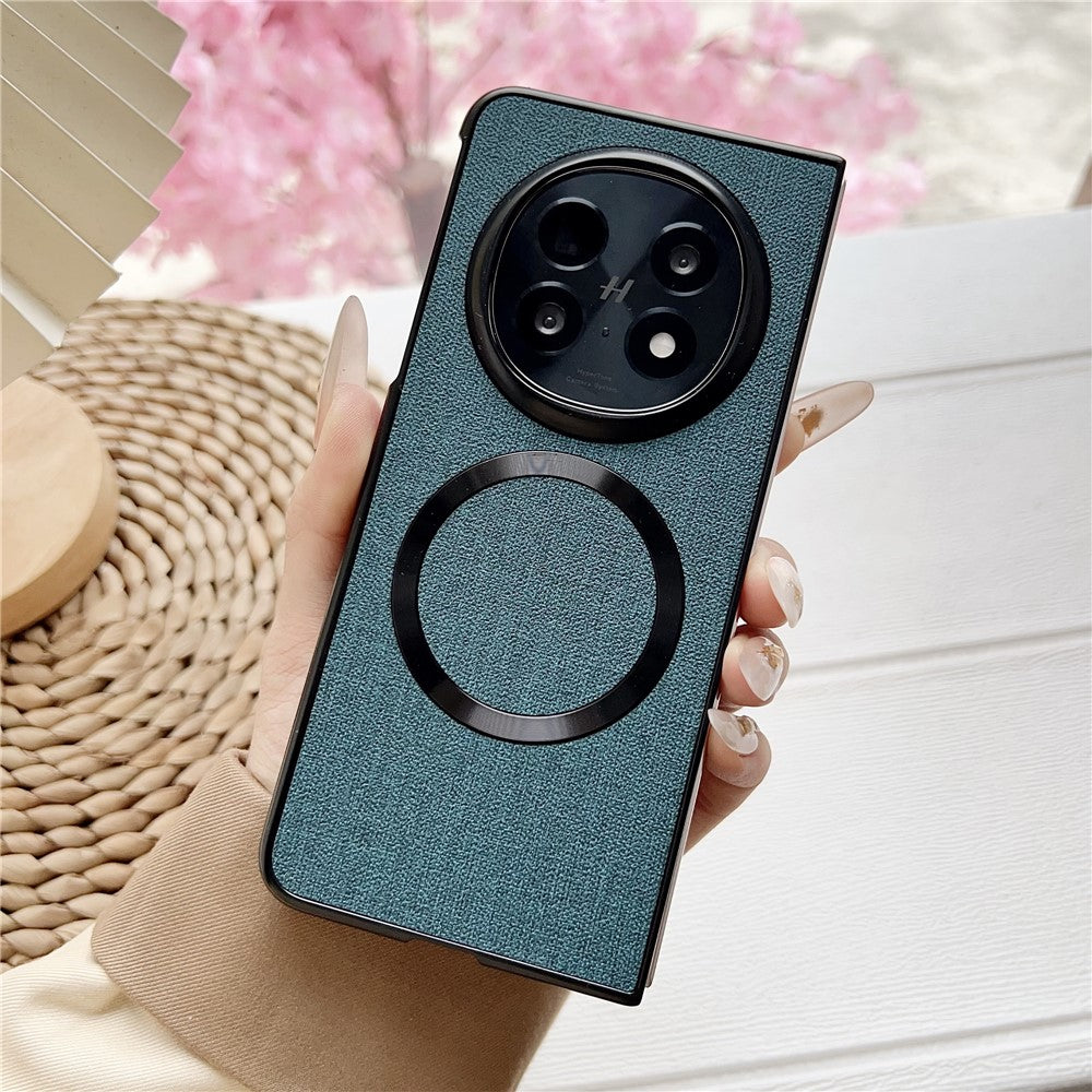 For Oppo Find N5 5G Magnetic Case Drop-Proof TPU + Cloth Back Phone Cover