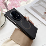 For Oppo Find N5 5G Magnetic Case Anti-Drop PU Leather + TPU Cover
