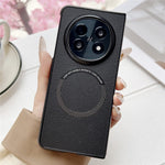 For Oppo Find N5 5G Magnetic Case Anti-Drop PU Leather + TPU Cover