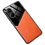 For Xiaomi Redmi Turbo 4 5G Case Leather Coated PC + TPU Phone Back Cover