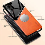 For Xiaomi Redmi Turbo 4 5G Case Leather Coated PC + TPU Phone Back Cover