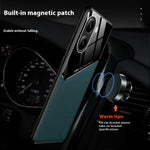 For Xiaomi Redmi Turbo 4 5G Case Leather Coated PC + TPU Phone Back Cover