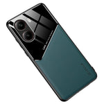 For Xiaomi Redmi Turbo 4 5G Case Leather Coated PC + TPU Phone Back Cover