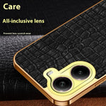 For Xiaomi Redmi Turbo 4 5G Case TPU + PU Kickstand Phone Cover Crocodile Texture Electroplating