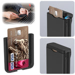 For Samsung Galaxy Z Flip7 FE 5G / Z Flip6 5G Case Spring Hinge Kickstand PC Folding Phone Cover with Card Slot