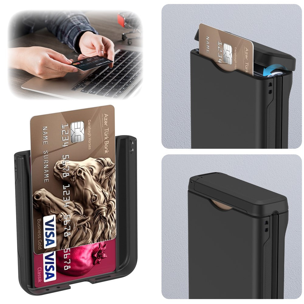 For Samsung Galaxy Z Flip7 FE 5G / Z Flip6 5G Case Spring Hinge Kickstand PC Folding Phone Cover with Card Slot