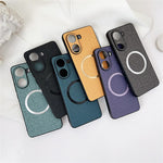For Xiaomi Poco X7 Pro 5G Magnetic Case Drop-Proof TPU + Cloth Back Phone Cover