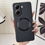 For Xiaomi Poco X7 Pro 5G Magnetic Case Drop-Proof TPU + Cloth Back Phone Cover