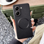 For Xiaomi Poco X7 Pro 5G Magnetic Case Litchi Texture PU Leather + TPU Phone Back Cover