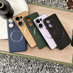 For Xiaomi Poco X7 Pro 5G Magnetic Case Litchi Texture PU Leather + TPU Phone Back Cover