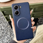 For Xiaomi Poco X7 Pro 5G Magnetic Case Litchi Texture PU Leather + TPU Phone Back Cover