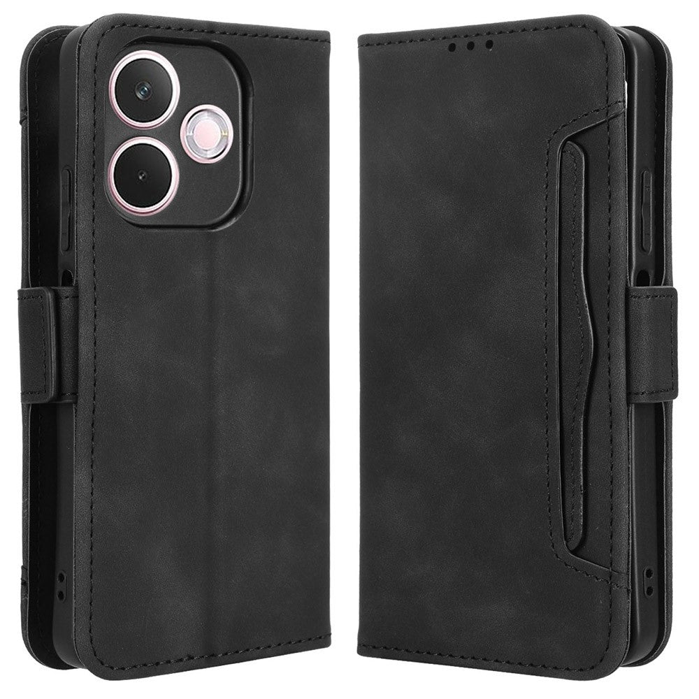 Til Oppo A5 Pro 4G (Global) / 5G (Global) / A5 Energy 5G (Kina) Cover Pung Læder Telefoncover med Flere Kortlommer