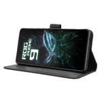 Til Asus ROG Phone 9 5G / Phone 9 Pro 5G Etui PU Læder Diamanttekstur Pung Telefoncover
