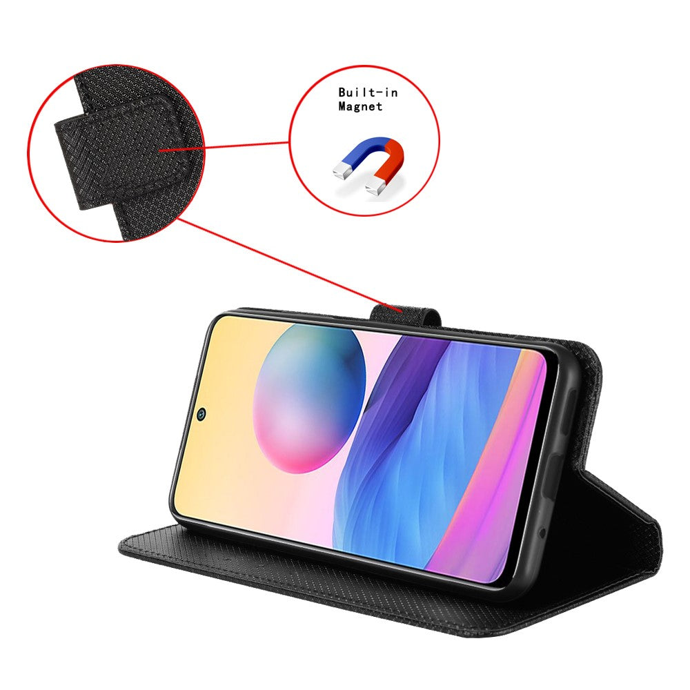 Til Asus ROG Phone 9 5G / Phone 9 Pro 5G Etui PU Læder Diamanttekstur Pung Telefoncover