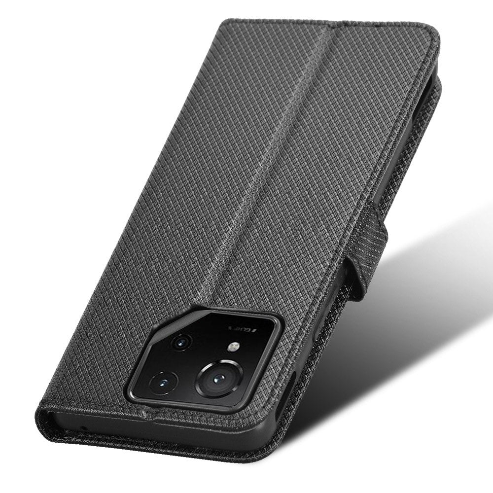 Til Asus ROG Phone 9 5G / Phone 9 Pro 5G Etui PU Læder Diamanttekstur Pung Telefoncover