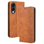For Samsung Galaxy S25 Edge Case Wallet Stand Retro Texture Leather Phone Cover