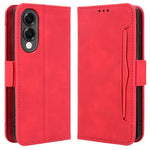 For Samsung Galaxy S25 Edge Case Wallet Leather Phone Cover with Multiple Card Slots