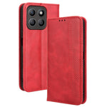 Til Honor X8c 4G Etui Pung Stativ Retro Tekstur Læder Telefoncover