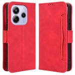 For Xiaomi Redmi Note 14 4G (164.84mm) Case Wallet Leather Phone Cover with Multiple Card Slots