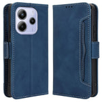 For Xiaomi Redmi Note 14 4G (164.84mm) Case Wallet Leather Phone Cover with Multiple Card Slots