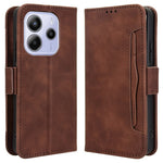 For Xiaomi Redmi Note 14 4G (164.84mm) Case Wallet Leather Phone Cover with Multiple Card Slots