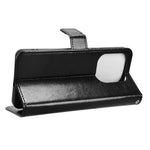 For Xiaomi Redmi Note 14 4G (164.84mm) Case Crazy Horse Texture PU Leather Phone Wallet Cover