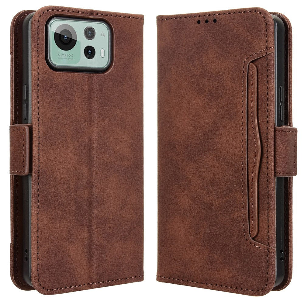 Til Asus Zenfone 12 Ultra 5G Cover Pung Læder Telefoncover med Flere Kortlommer